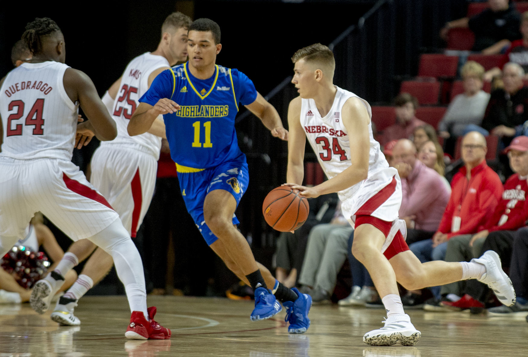 Nebraska basketball vs. UC Riverside, 11.5